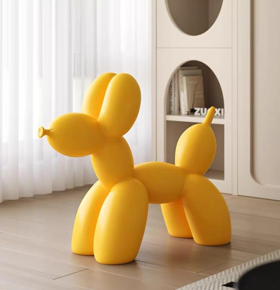 สตูลพลาสติก MY DOLLS HOUSE BALLOON DOGGY ADULT สีเหลือง_4